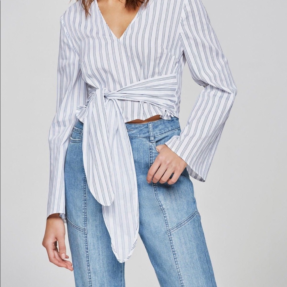 REVOLVE STRIPED LONG SLEEVE TOP